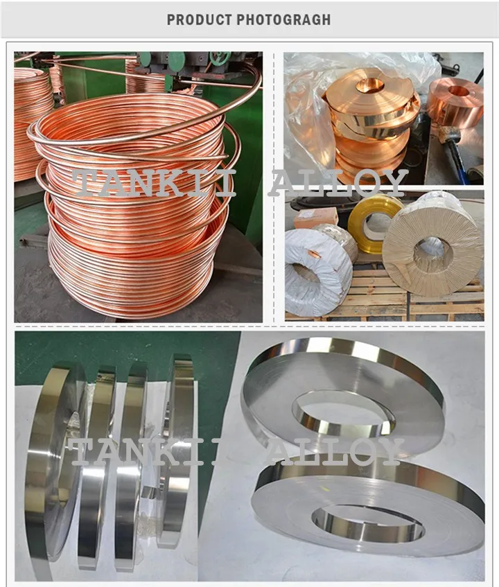 Saf bakır alaşım sarmal Bakır sapı c2200/c2600/c2680 1