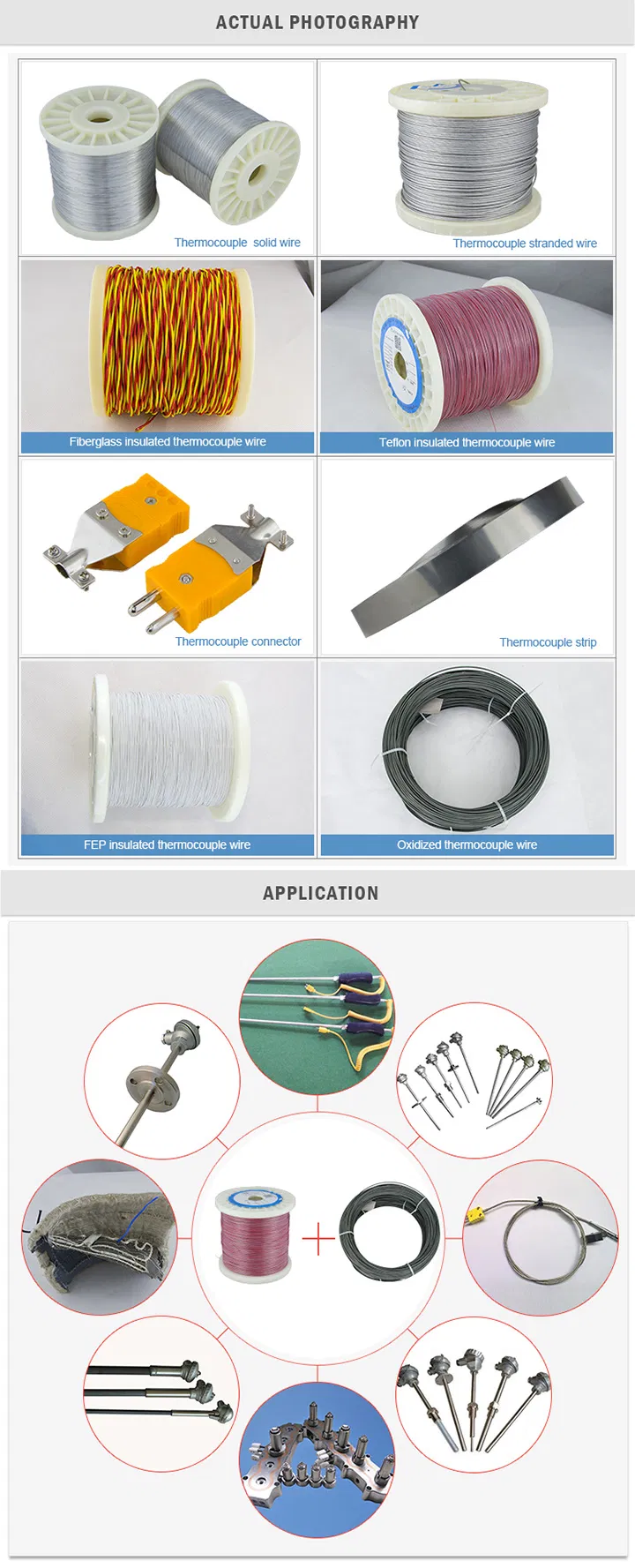K Tipi Termokopül Kablo Kromel Alumel KP KN 0.01~12mm 1