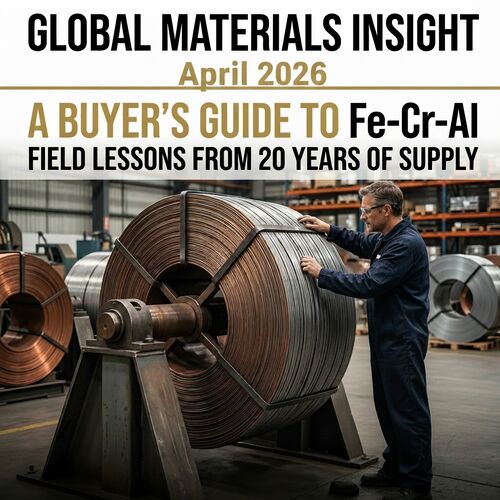 Latest company news about Fe-Cr-Al Alıcısı İçin Bir Rehber: 20 Yıllık Tedarik Alanından Dersler